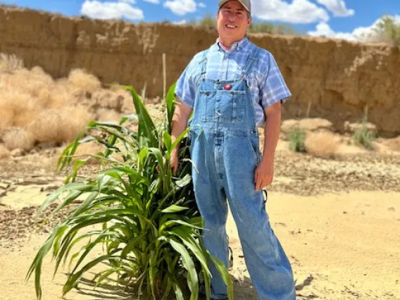 Dr. Michael Kototuwa Johnson is a Hopi descendant and practitioner of Native American land practices referred to as dryland farming, a tradition of his people for over two millennia.