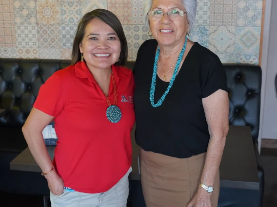 Karletta Chief and Chairwoman Flores