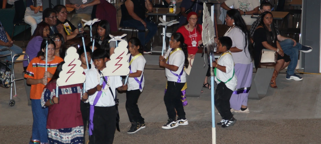 Dancers and singers from Tohono O'odham