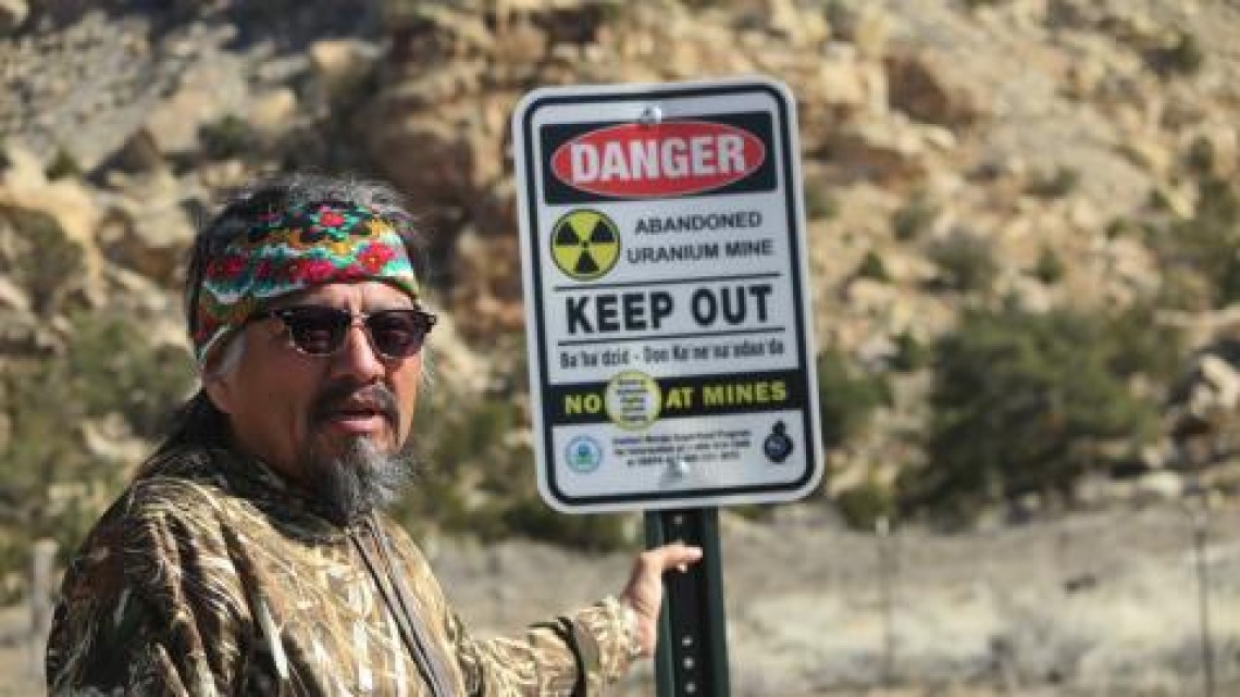 Abandoned uranium mine Blue Gap, Arizona