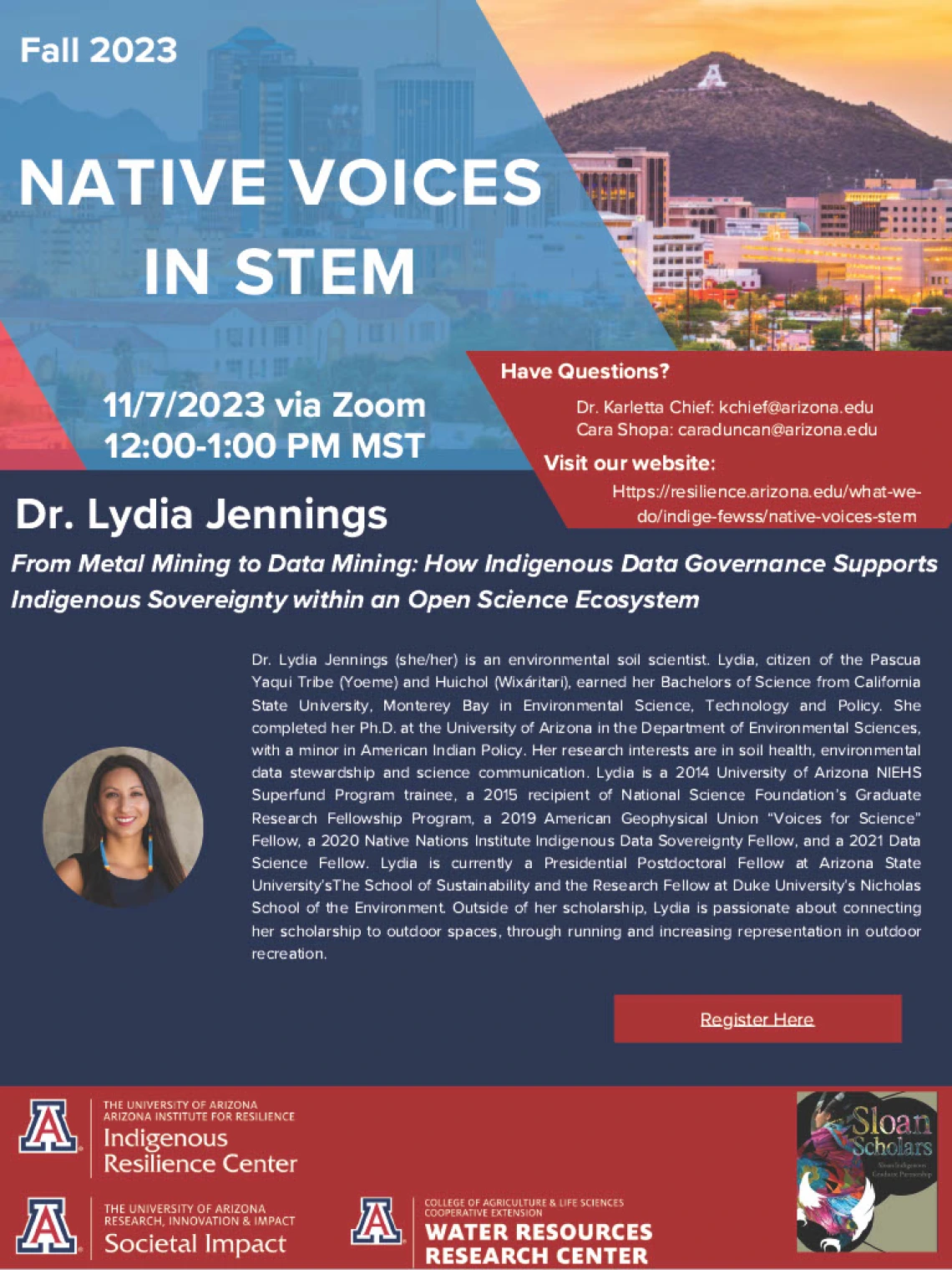 Native Voices in STEM Seminar 