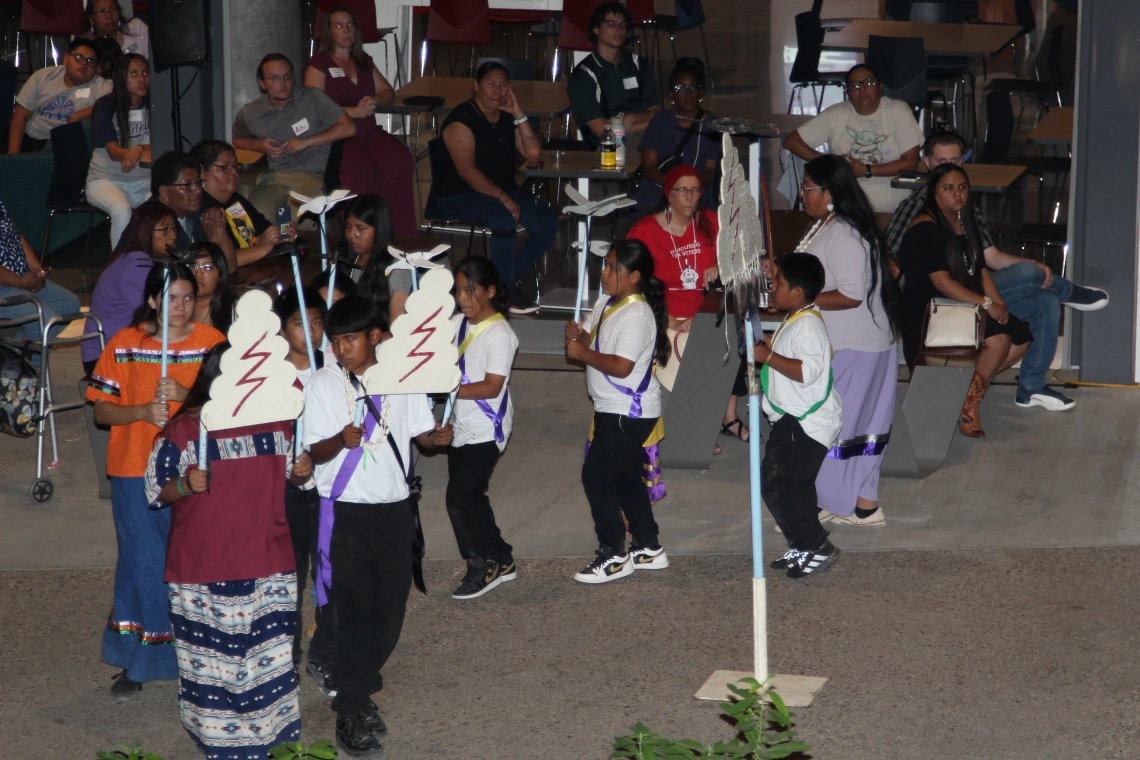 Dancers and singers from Tohono O'odham