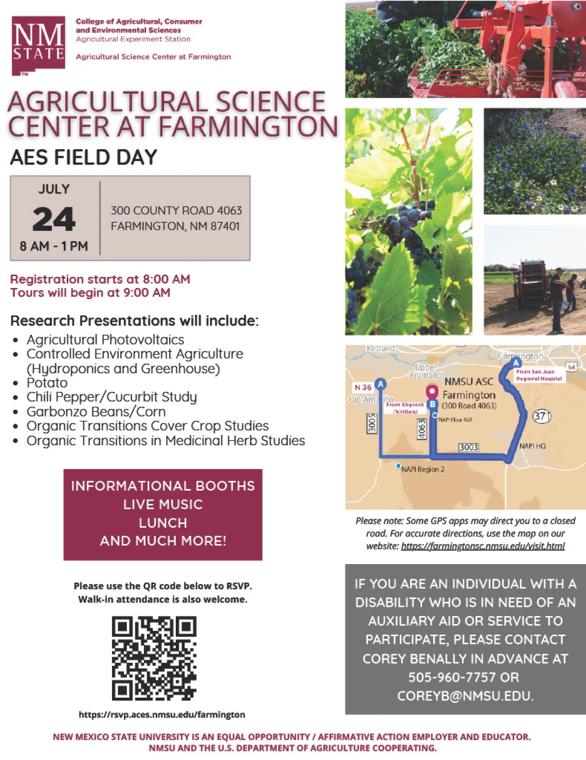 Agricultural Science Center at Farmington