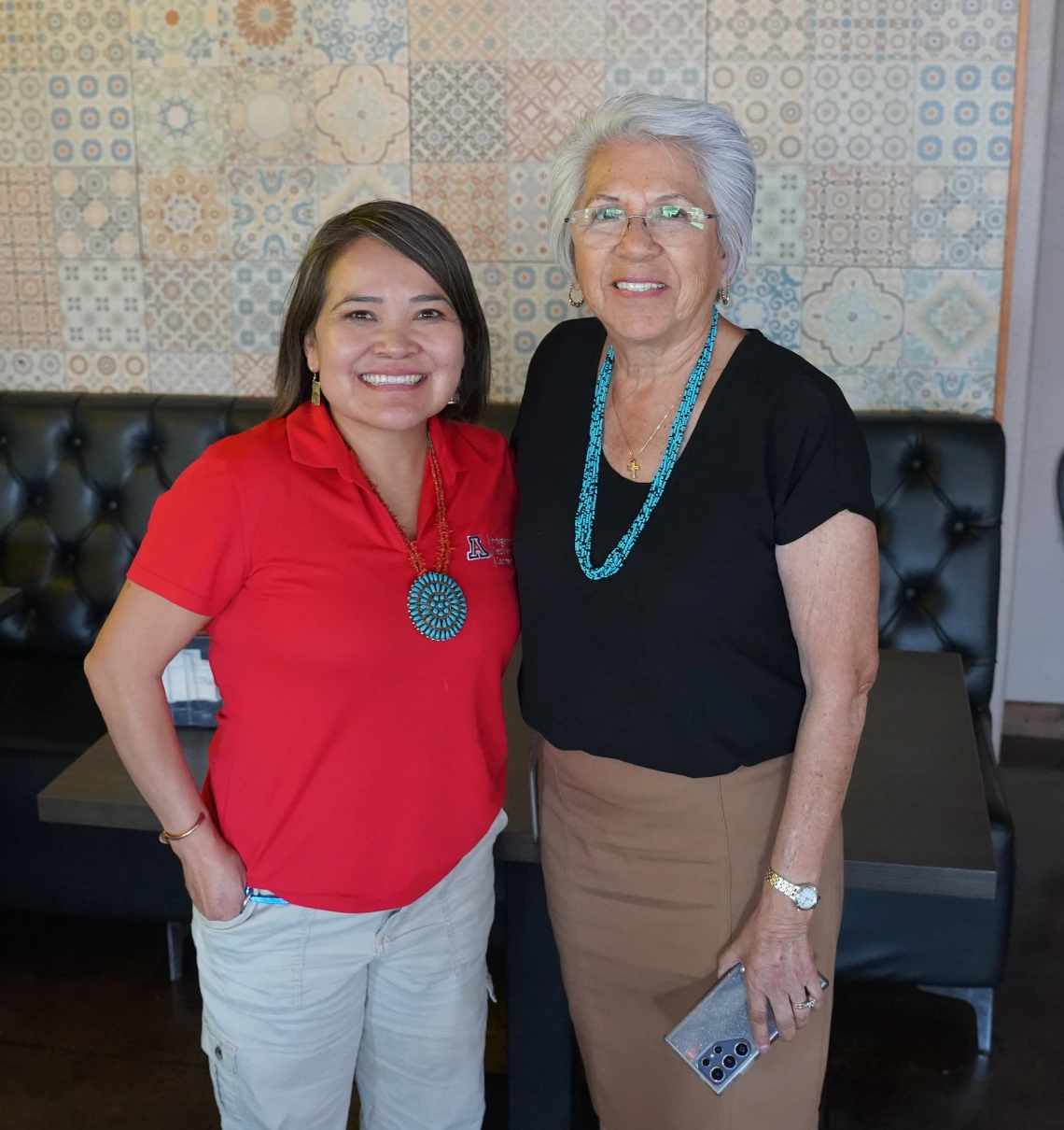 Karletta Chief and Chairwoman Flores