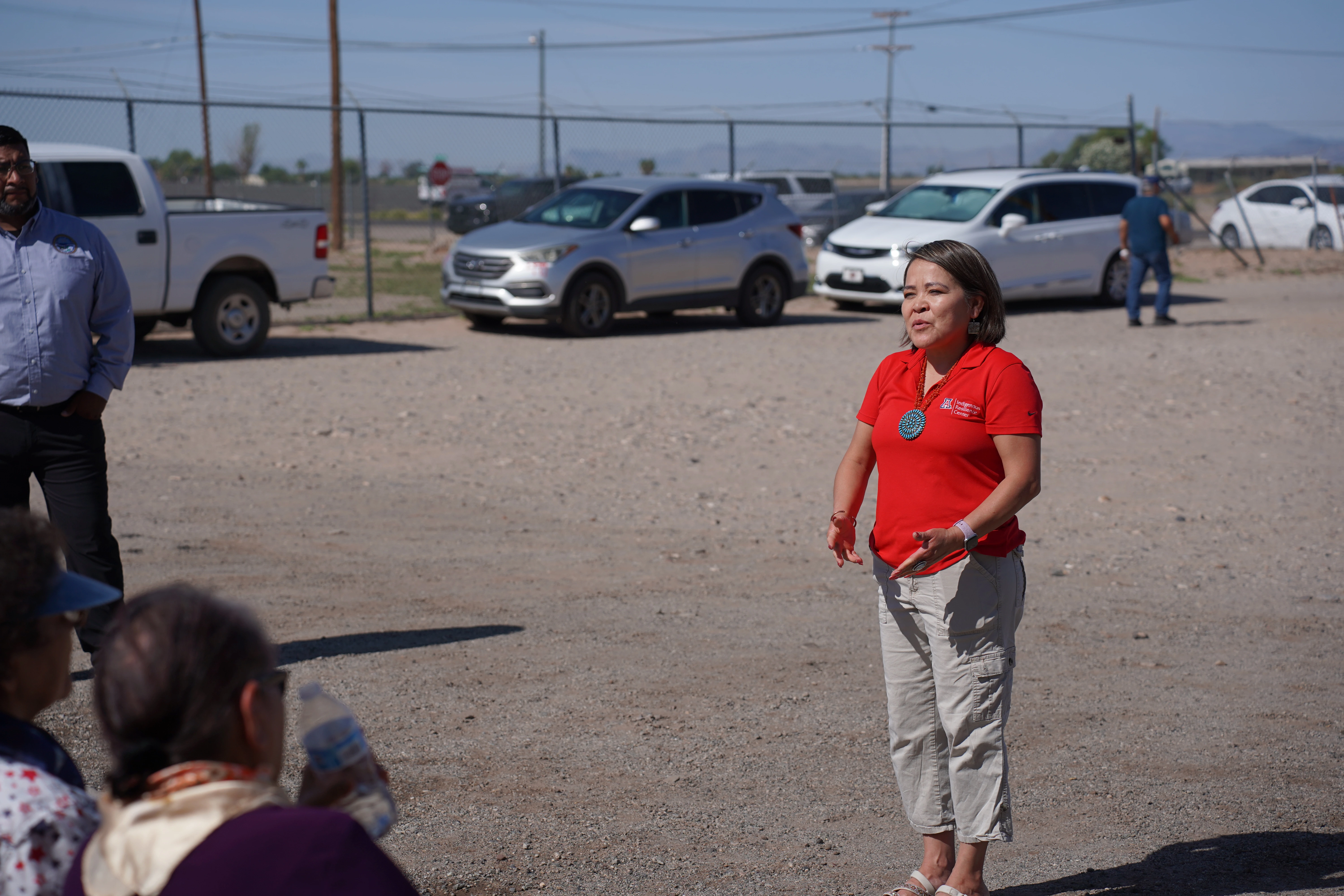Karletta Chief presents to the group