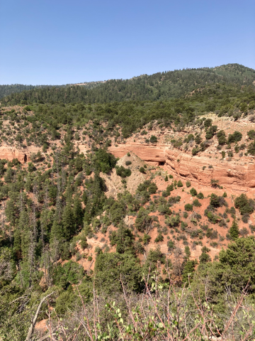 Natural beauty of the Navajo Nation near Widow Rock, Arizona