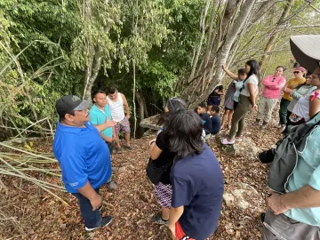 Hiking in the jungle